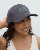 TenTree Amazon Patch Elevation Hat - Graphite/Tidal Teal