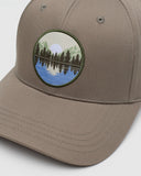 TenTree Lake Patch Elevation Hat - Clay/Lakeside Blue