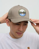 TenTree Lake Patch Elevation Hat - Clay/Lakeside Blue