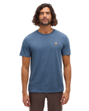 TenTree Mens Baker T-Shirt- Blue Horizon Heather