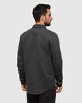 Tentree Quilted Colville Shaket - Meteorite Black Heather