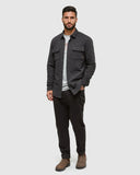 Tentree Quilted Colville Shaket - Meteorite Black Heather
