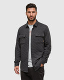 Tentree Quilted Colville Shaket - Meteorite Black Heather