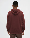 TenTree Mens Reynard Zip Up Hoodie- Red Chestnut