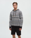 TenTree Woodrow Hoodie - Meteorite Black Multi Stripe