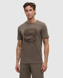TenTree Gateway T-Shirt - Timber/Meteorite Black