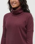 Tentree Highwood Turtleneck - Deep Burgundy