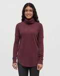 Tentree Highwood Turtleneck - Deep Burgundy
