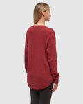 Tentree Broughton Sweater - Crimson Heather