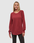Tentree Broughton Sweater - Crimson Heather