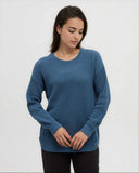 TenTree Womens Broughton Sweater- Blue Horizon