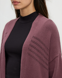 TenTree Prairies Cardigan- Mauve Stone