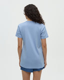 Tentree Lake Life Logo T-Shirt - Lakeside Blue/Graphite