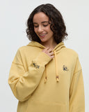 TenTree Sunrise Relaxed Hoodie - Dush Yellow/Graphite