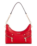 Guess Trissa Top Zip Shoulder Bag - Red