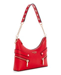 Guess Trissa Top Zip Shoulder Bag - Red