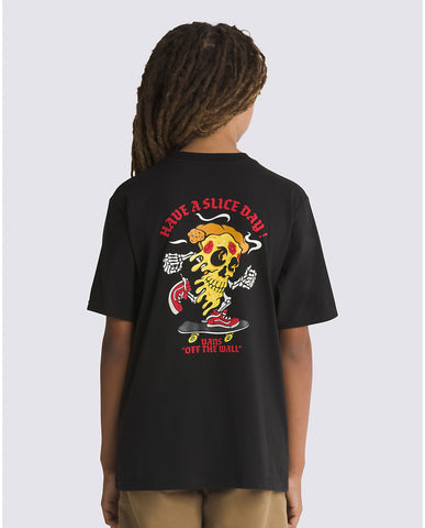 Vans Boys Pizza Skull T-Shirt