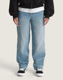 Vans Girls Sirelle Puddle Pants - Stonewash/Blue