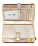 Guess Eco Gloriana Slg Dbl Zip Organizer - Burgundy