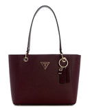 GUESS Noelle Small Tote- Burgundy