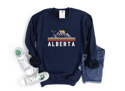 Blonde Ambition Alberta (Vintage) Cozy Crew Neck Sweater