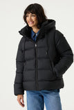 Garcia Womens Puffer Jacket- Black