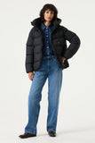 Garcia Womens Puffer Jacket- Black