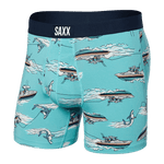 Saxx Ultra Boxer Briefs / Sharkski Turquoise