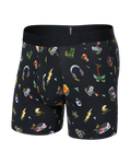 Saxx DT Cooling Cotton Boxer Brief - Gamer's Paradise Black