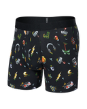 Saxx DT Cooling Cotton Boxer Brief - Gamer's Paradise Black