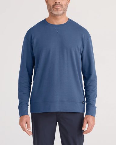 Saxx 3Six Five LS Crew - Washed Indigo