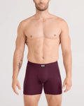 Saxx Men's Vibe Xtra BB Fly 2PK - Maroon/Washed Indigo