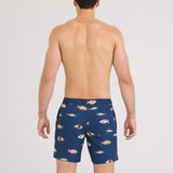 Saxx Oh Bouy 2N1 Volley 7" - Gulf Fish - Dark Denim