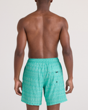 SAXX Oh Buoy 2N1 7" SwimShort- Island Lineup-Surf Blue