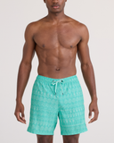 SAXX Oh Buoy 2N1 7" SwimShort- Island Lineup-Surf Blue