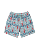 Saxx Oh Bouy 2N1 Volley 7" - Lobster Flourish-Mint