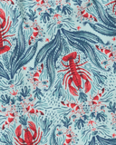 Saxx Oh Bouy 2N1 Volley 7" - Lobster Flourish-Mint