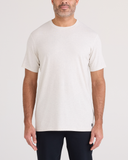 SAXX Drop Temp Cooling Cotton Tee- Steel Heather