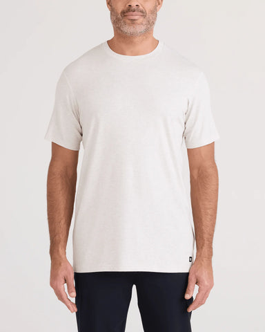 Saxx DropTemp Cooling Cotton Tee - Steel Heather