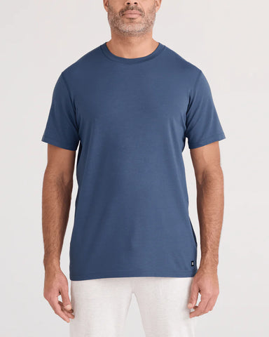Saxx DropTemp Cooling Cotton Tee - Washed Indigo