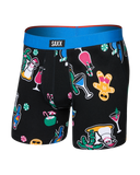 Saxx Vibe Xtra BB Fly - Island Holiday Black