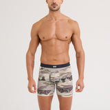 SAXX- Vibe Xtra Soft Comfort Boxer Brief Fly- Scenic Desert/Neutral Grey