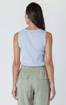 Dex Waffle Knit Tank - Light Heather Grey