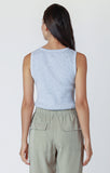 Dex Waffle Knit Tank - Light Heather Grey