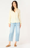 Dex Longsleeve Blouse - Lemon