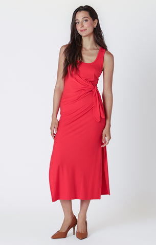 Dex Knot Dress - Scarlet