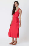 Dex Knot Dress - Scarlet