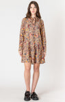 Dex Women's Flouce Hem Dress - Harvest Paisley