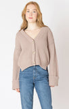 Dex Women's Cuffed Cardigan - Warm Taupe