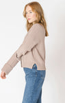 Dex Women's Cuffed Cardigan - Warm Taupe